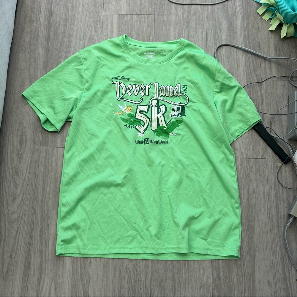 Disney Neverland 5K Green T-Shirt